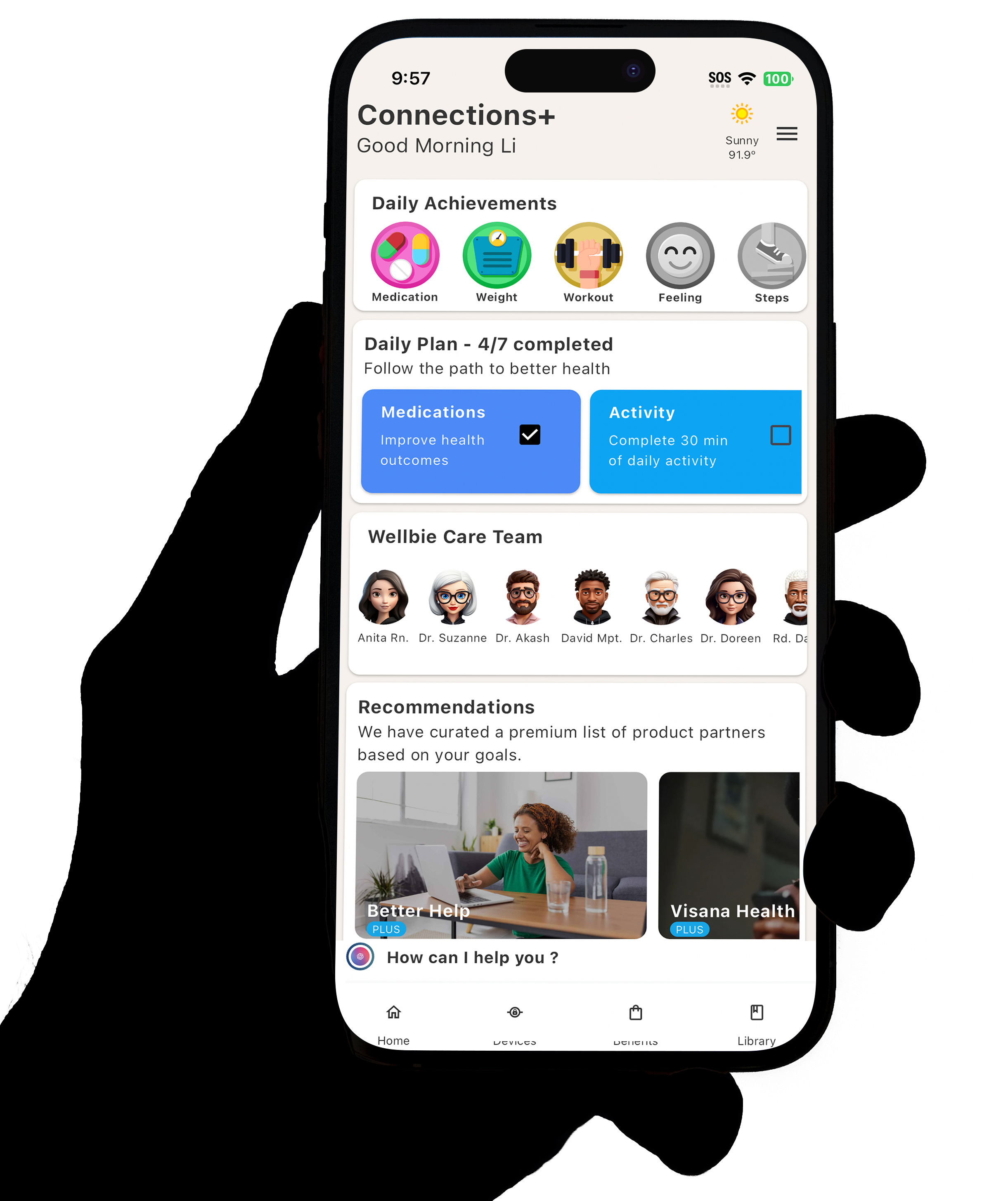 connections mobile app